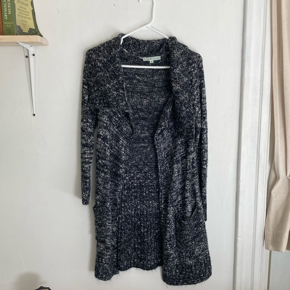 Cotton knit cardigan